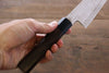 Takayuki Iwai VG10 Damas Gyuto  210mm Shitan Manipuler - japanny-FR