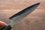 Takayuki Iwai Acier Bleu No.2 Damas Gyuto  180mm Shitan Manipuler - japanny-FR