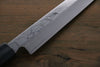 Takayuki Iwai Acier Bleu No.2 Damas Yanagiba  200mm Shitan Manipuler - japanny-FR