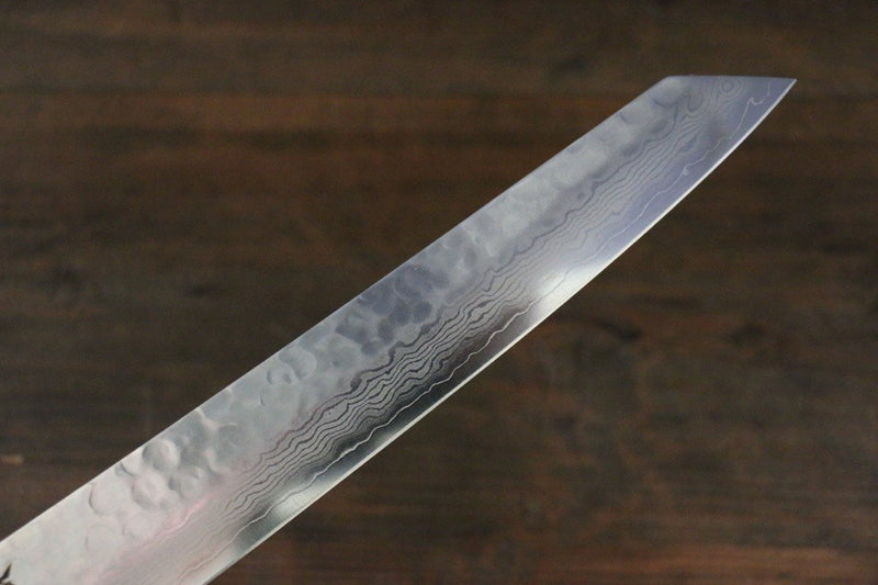 Sakai Takayuki VG10 17 Couche de Damas Kiritsuke Yanagiba 300mm Désert Ironwood(Modèle Sugihara
) Manipuler - japanny-FR