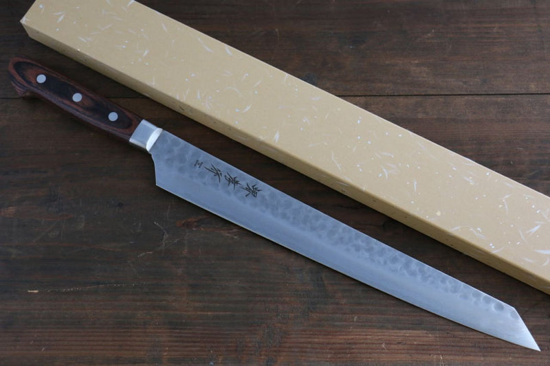 Sakai Takayuki VG10 17 Couche de Damas Kiritsuke Yanagiba  300mm - japanny-FR