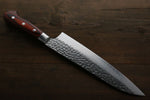 Sakai Takayuki VG10 33-Couches Damas Gyuto  210mm Bois d'acajou Pakka Manipuler - japanny-FR