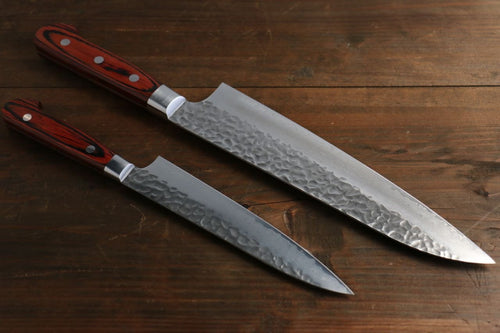 Sakai Takayuki ensemble de 33 couteaux de chef de cuisine japonais Damas Gyuto 210mm et Petty 150mm - japanny-FR