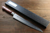 Sakai Takayuki VG10 33-Couches Damas Sujihiki  240mm Bois d'acajou Pakka Manipuler - japanny-FR