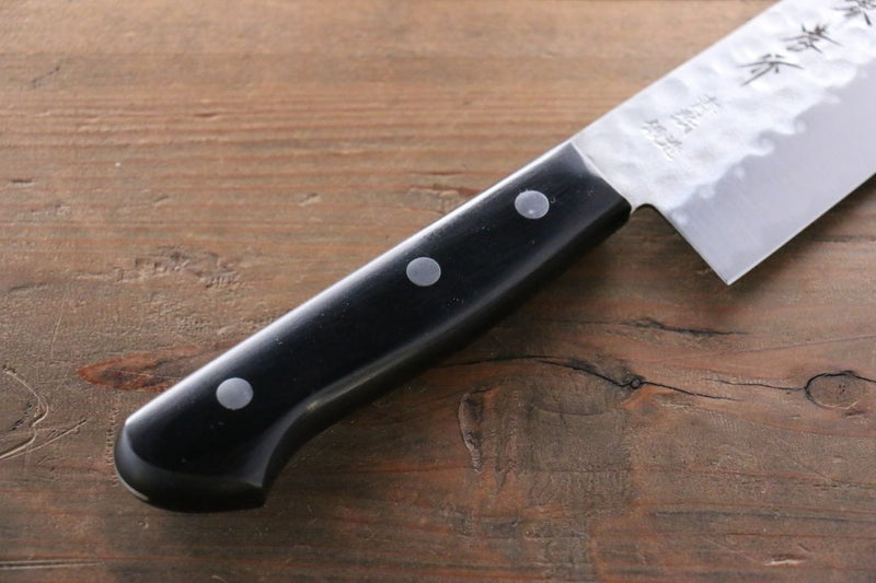 Sakai Takayuki Acier Bleu Martelé 3 couche Santoku  165mm - japanny-FR