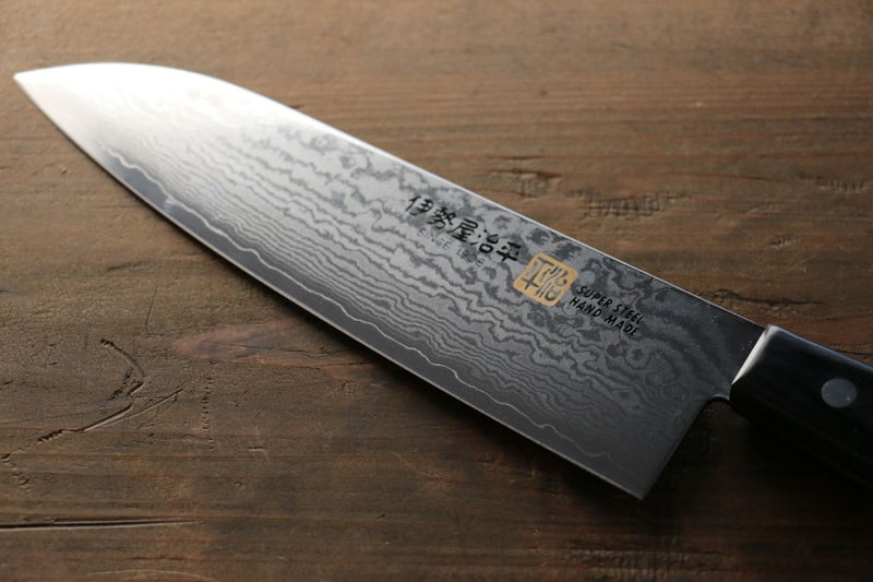 Isseya VG10 Damas Santoku  180mm Manipuler - japanny-FR