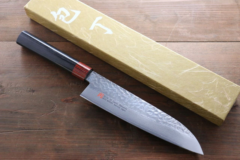 Isseya VG10 Damas Santoku  180mm Manipuler - japanny-FR