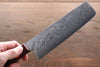 Shigeki Tanaka VG10 17-Couches Damas Nakiri  160mm Bois de pakka rouge Manipuler - japanny-FR