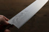 Shigeki Tanaka VG10 17-Couches Damas Gyuto  180mm Bois de pakka rouge Manipuler - japanny-FR