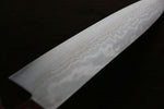 Shigeki Tanaka VG10 17-Couches Damas Gyuto  180mm Bois de pakka rouge Manipuler - japanny-FR