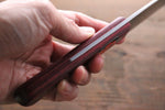 Shigeki Tanaka VG10 17-Couches Damas Gyuto  210mm Bois de pakka rouge Manipuler - japanny-FR