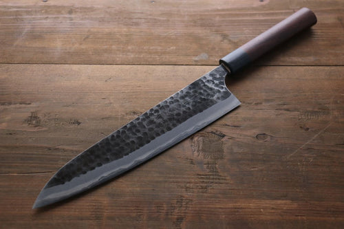 Katsushige Anryu Super Bleu Gyuto  240mm Shitan Manipuler - japanny-FR