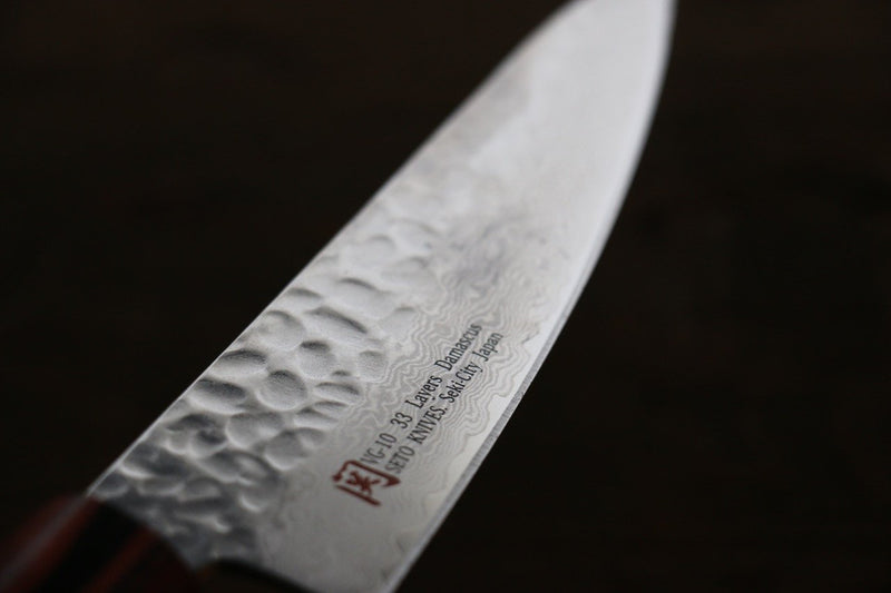 Isseya VG10 Damas Petit Santoku  135mm Manipuler - japanny-FR