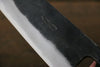 Takayuki Iwai Super Bleu Kurouchi Santoku  165mm Shitan Manipuler - japanny-FR