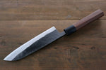 Takayuki Iwai Super Bleu Kurouchi Santoku  165mm Shitan Manipuler - japanny-FR