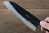 Takayuki Iwai Super Bleu Kurouchi Santoku  165mm Shitan Manipuler - japanny-FR