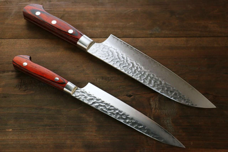 Sakai Takayuki ensemble de 33 couteaux japonais Santoku Damas 180mm et Petty 150mm - japanny-FR