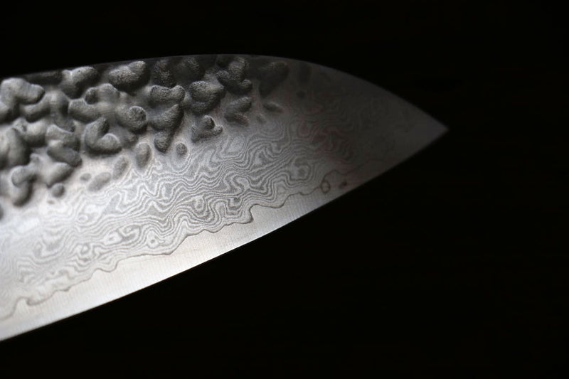 Sakai Takayuki ensemble de 33 couteaux japonais Santoku Damas 180mm et Petty 150mm - japanny-FR