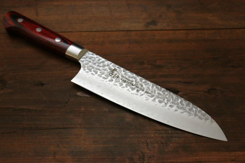 Sakai Takayuki ensemble de 33 couteaux japonais Santoku Damas 180mm et Petty 150mm - japanny-FR